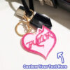 Wholesale Valentine's Day Colored Heart shaped Key