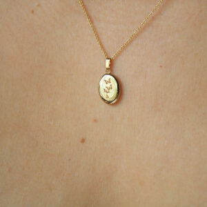 Butterfly photo album gold