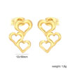 O1CN01uqlT9e1V7bGqUGEYR_2214103262606-0-cib Wholesale 18k Gold-Plated Irregular Hollow Heart Earrings for Women