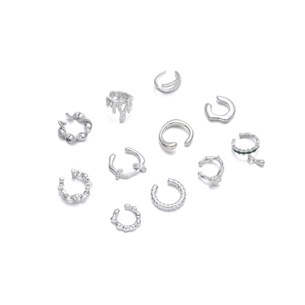 O1CN01uqmfBd2KdEsXJlTIt_2208490579579-0-cib Wholesale Unique Irregular Shape Zirconium New Ear Bone Clip Earrings