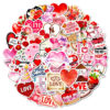 Wholesale 56pcs Valentine's Day Series Creative Graffiti Stickers