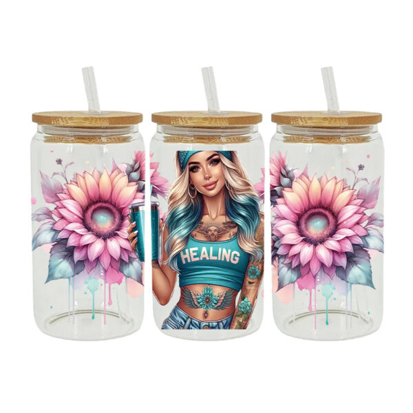 Wholesale UV Transfer Paste Glass Crystal Label Crystal Paste 16OZ UV DTF WRAPS