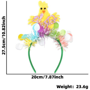 Chicken Egg Hair Clause / Color band headband (without light)