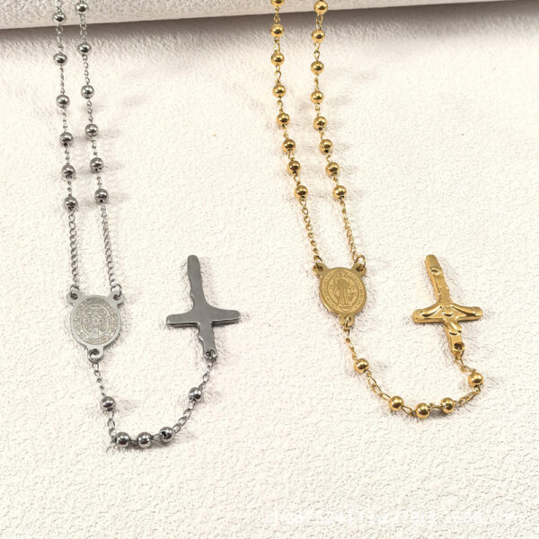 Wholesale Cross Madonna necklace