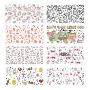 Wholesale Uv Transfer Sticker Glass Cup Crystal Label Crystal Sticker Cross-Border Exclusive for 16oz Glass Cup Special Sticker 23Cmx11Cm