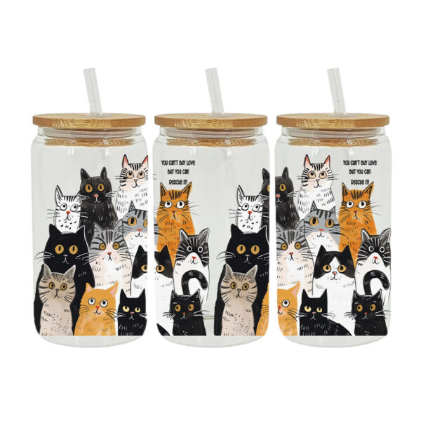 Wholesale UV Transfer Paste Glass Crystal Label Crystal Paste 16OZ UV DTF WRAPS