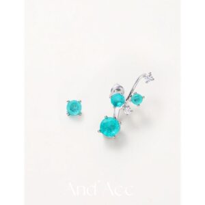 Paraiba Left Ear Floating Earring
