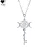 Wholesale Greek snake-shaped winding key necklace