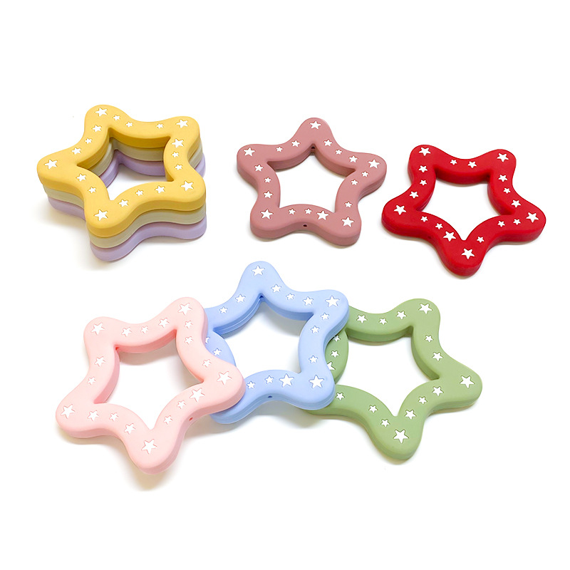 Wholesale colorful five-inted star