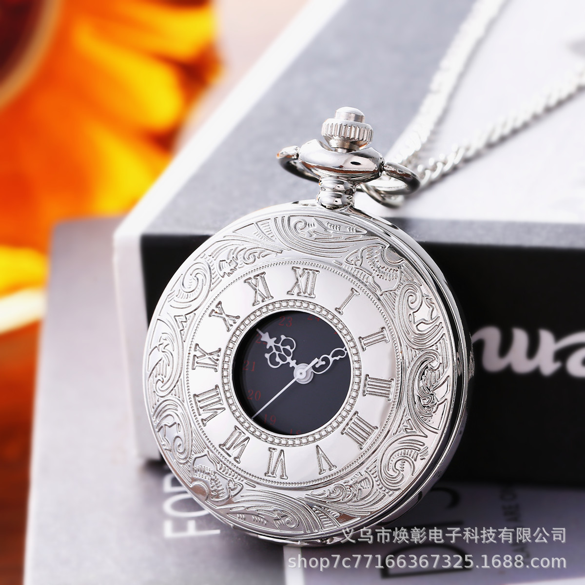 Wholesale Wall mounted flip retro quartz cket watch