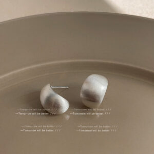 Brushed beanie Silver-Silver Needle