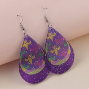 Purple water drops