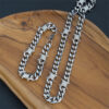 Wholesale Thorny Cuban Chain Stainless Steel Punk Knot Necklace