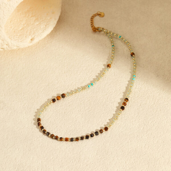 O1CN01v71W9729BL4X2jZdX_2211762048029-0-cib Wholesale Natural stone stainless steel collarbone chain