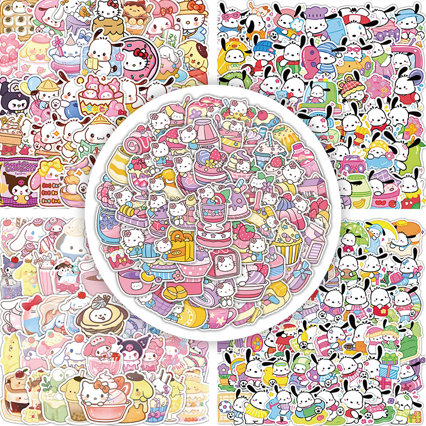 Wholesale 52 Cute Cartoon Waterproof Vinyl Stickers OLY Exclusive