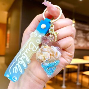 Gradient rope [blue] small seashell + seashell / Quantity 1 is 1