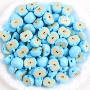 02 # 5 apple blue / Sold by pack 5 pieces/pack