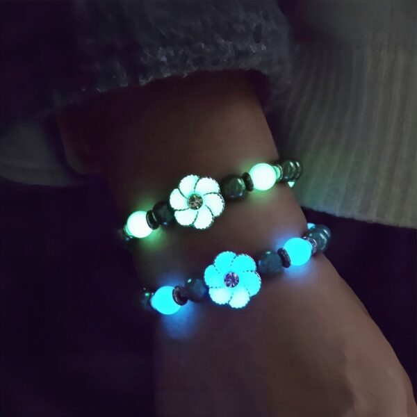 Wholesale Dreamy Luminous Rotating Sunflower Bracelet