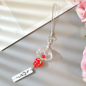 Xc-25a85 red strawberry wind chime