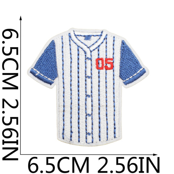 Wholesale Heat Transfer Embroider Tennis Patch Football Rugby Cloth DIY Patches