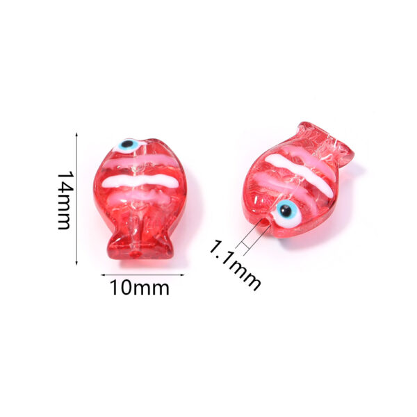 O1CN01vDfNBp2HlXJEbpW8H_2206784719191-0-cib Wholesale Ocean Cute Glass Hand-Painted Fish Beads