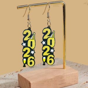 Wholesale 2026 Digital Earrings - Acrylic Earrings
