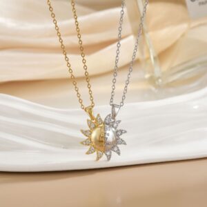 Magnetic couple necklace xl0482a