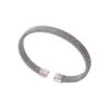 Wholesale Woven Fried Dough Twists titanium steel bracelet