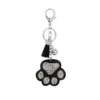 Wholesale Creative Cartoon Bear Paw Rhinestone Keychain