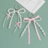 Wholesale Ribbon Bow Pendant Love Accessories Key Chain