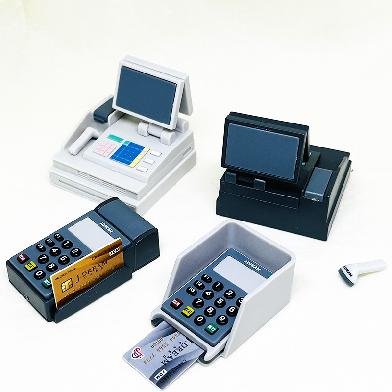 Wholesale Miniature cash register sermarket scene model Doll Aessories