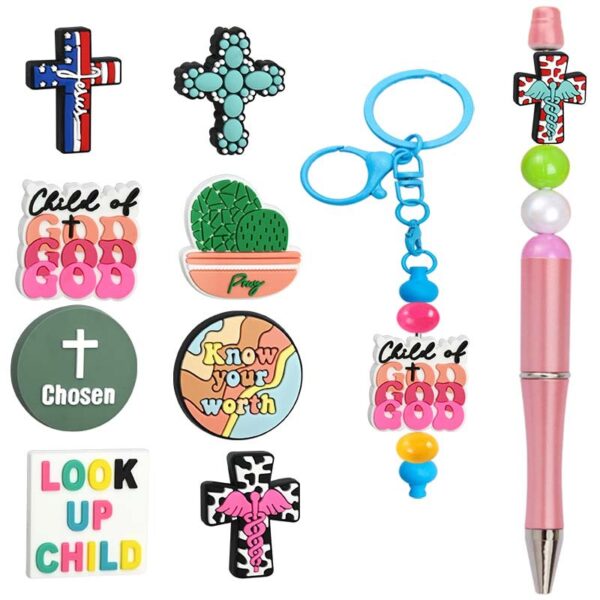 Wholesale Cartoon Soft Rubber Beads Focus Beads