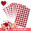 Wholesale Heart Stickers Kids Glitter Love Stickers