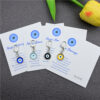 Wholesale Alloy Blue Evil Eye Keychain