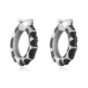 White Gold style D pair