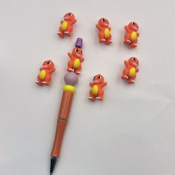 Wholesale 10pcs Printed Creative Color Cartoon Beads