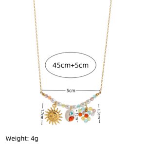 Paradise sunset necklace