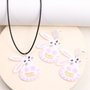 Letter flower rabbit-suit