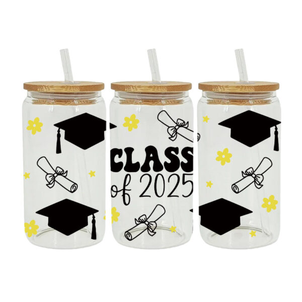 Wholesale UV Transfer Paste Glass Crystal Label Crystal Paste Cross-border Special Paste for 16oz Glass Cup 23cmX11cm