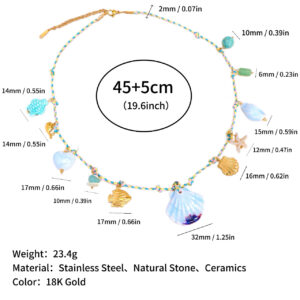 (blue scallop style) 14 knots