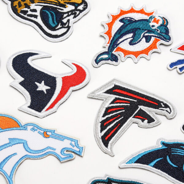 Wholesale Ball sports team emblem embroidery DIY Patches