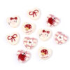 Wholesale Cartoon animal flower love pentagram butterfly acrylic beads
