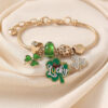 O1CN01vcQny31LlJRN3m8VB_2220898431339-0-cib Wholesale St. Patrick's Day Shamrock Heart Bracelet