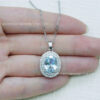 O1CN01vdHTR320WYv5qlP8P_2219987896857-0-cib Wholesale Colored diamond encrusted oval color preserving pendant