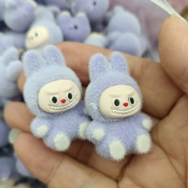 Wholesale 10pcs Sitting Long Fleece Plush Cartoon Acrylic Beads OLY Exclusive