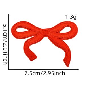 Bow cloth stickers 10 #