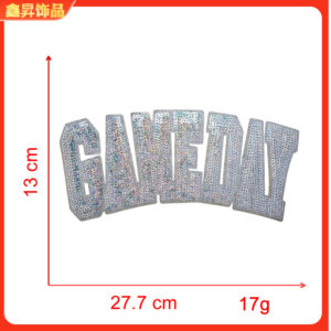 Hot melt glue*color*letters*gameday*height 13*27.7cm