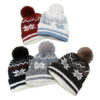 O1CN01vezkWM2GUlDfp2bEZ_2208906449019-0-cib Wholesale Winter Thickeneded Warm Christmas Snowflake Hat