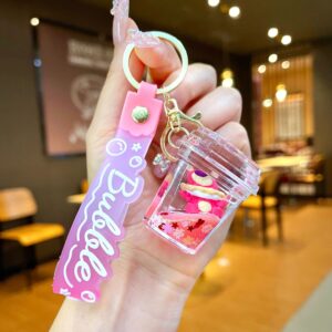 Gradient rope [love cup] milk powder berry bear