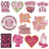 Wholesale Cartoon inspirational text DIY Patches